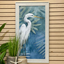Load image into Gallery viewer, Egret W/Blue Leaves I
