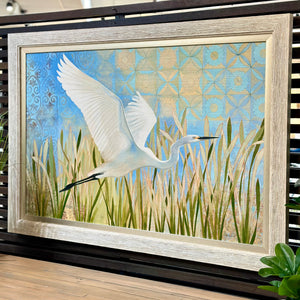 'Snowy Egret In Flight' Giclee