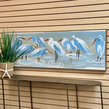 Load image into Gallery viewer, Framed Shorebird Canvas Art
