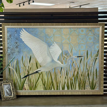 Load image into Gallery viewer, 'Snow Egret in Flight' Giclee Art
