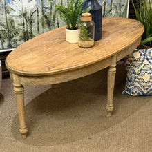 Load image into Gallery viewer, Oval Wooden Coffee Table
