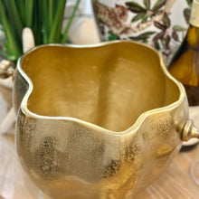 Load image into Gallery viewer, Sculpted Gold Wine Cooler
