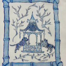 Load image into Gallery viewer, Blue Chinoiserie Towel
