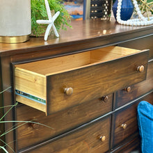 Load image into Gallery viewer, Wooden 6DRW Dresser w/ Mirror

