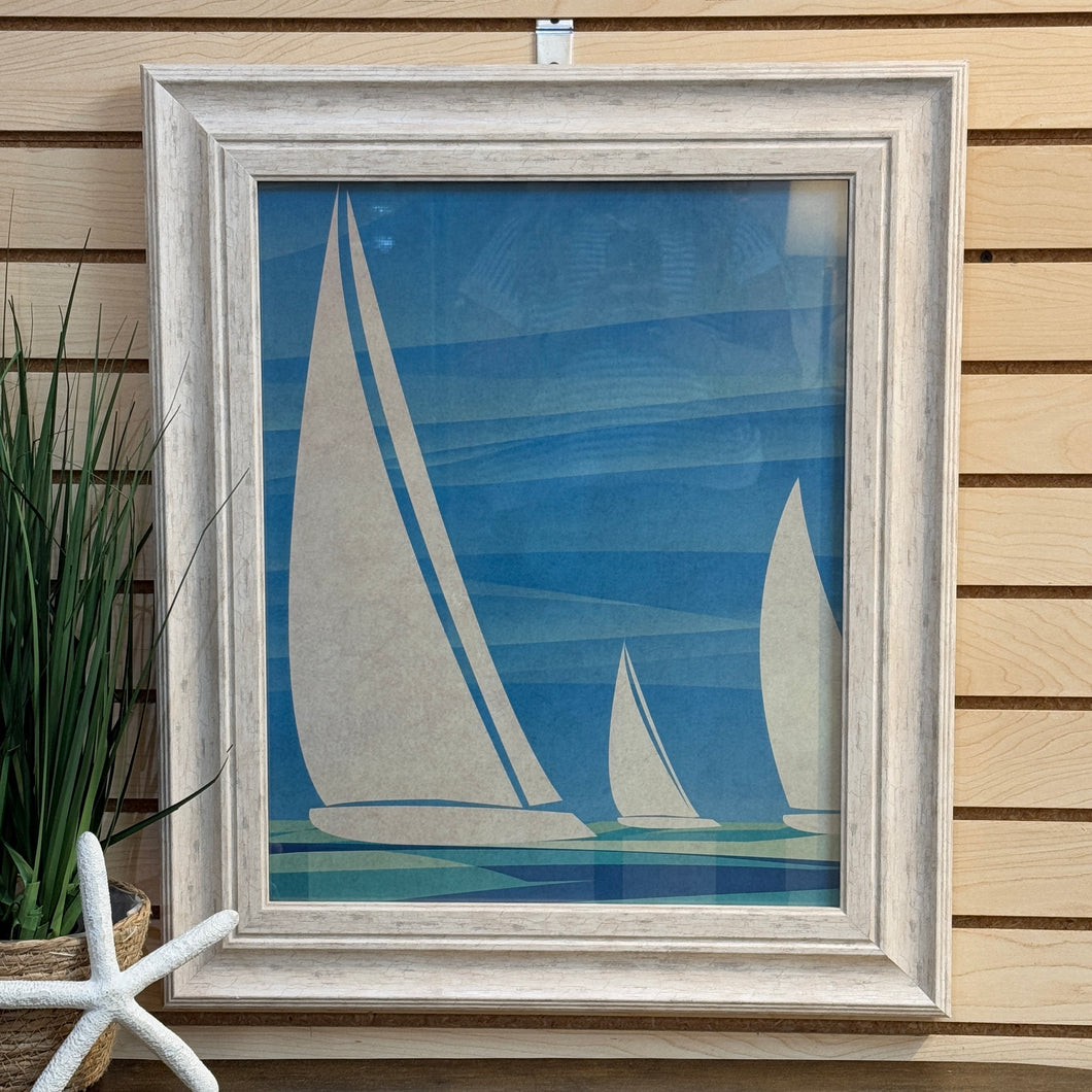 Sailing Journey Framed Art