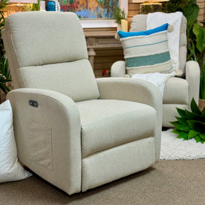 Beige Power Recliner