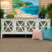 Load image into Gallery viewer, White/Glass Cabinet
