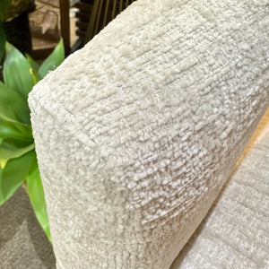 Ivory Upholstered Counter Stool