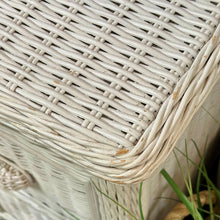 Load image into Gallery viewer, White Wicker Desk
