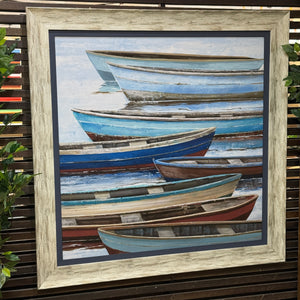 'Anchored Boats' Giclee
