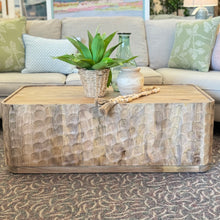 Load image into Gallery viewer, Textured Wood Coffee Table
