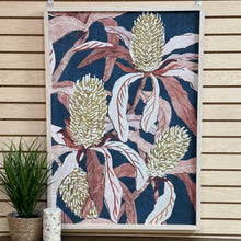 Load image into Gallery viewer, Navy/Beige Floral Print II

