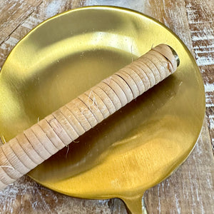 Gold/Jute Salad Servers