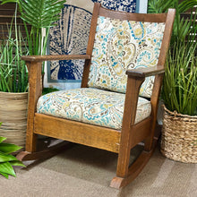 Load image into Gallery viewer, Paisley Upholstered Rocking Chair
