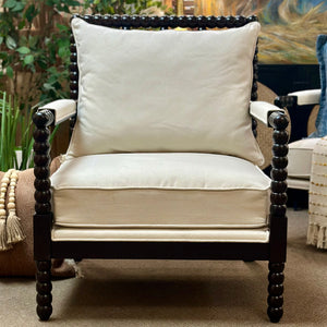 Black Spool Chair