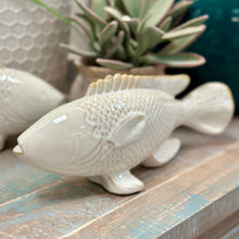 Load image into Gallery viewer, Ivory Ceramic Fish
