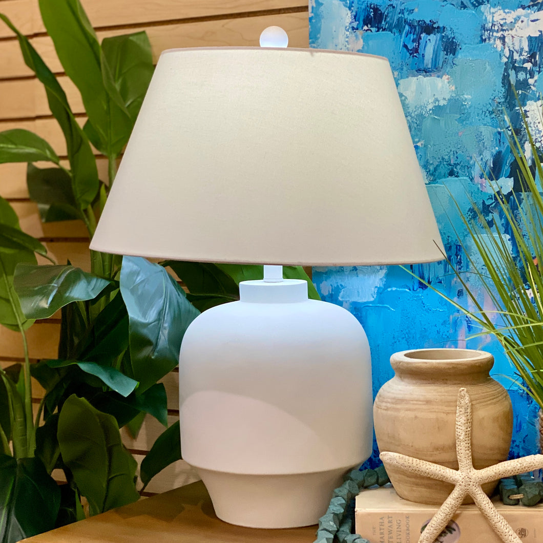 White Contemporary Lamp