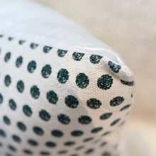 Load image into Gallery viewer, Teal Dotted Pillow
