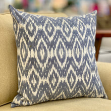 Load image into Gallery viewer, Blue &amp; Ivory Pillow
