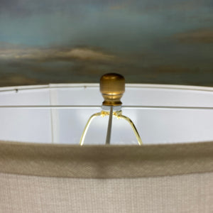 Gold Banded Table Lamp