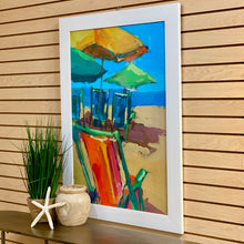 Load image into Gallery viewer, Colorful Beach Chairs Art
