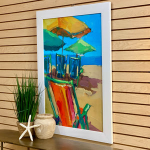 Colorful Beach Chairs Art