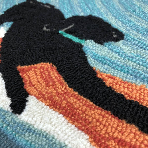 Surfer Dog Indoor/Outdoor Rug