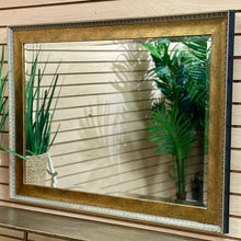 Load image into Gallery viewer, Gold Beveled Mirror
