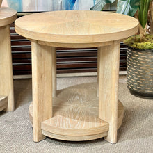 Load image into Gallery viewer, Round Wooden Side Table
