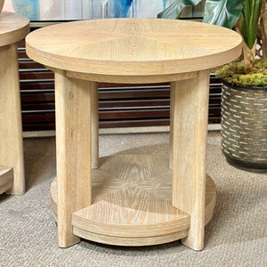 Round Wooden Side Table