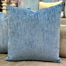 Load image into Gallery viewer, Blue Designer Down Pillow
