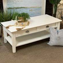 Load image into Gallery viewer, White 2DRW Coffee Table
