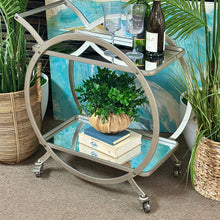 Load image into Gallery viewer, Mirrored Bar Cart
