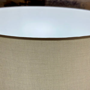 Ivory Textured Ceramic Lamp
