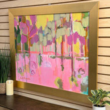 Load image into Gallery viewer, Pink &amp; Gold Abstract
