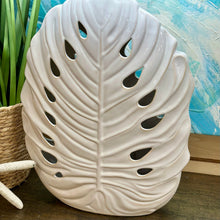 Load image into Gallery viewer, White Ceramic Leaf Lamp
