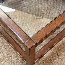 Load image into Gallery viewer, Large Glass Top Coffee Table
