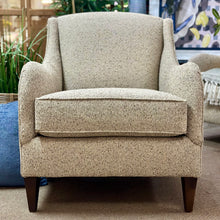 Load image into Gallery viewer, Ivory/Mocha Accent Chair

