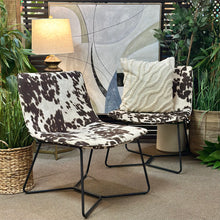 Load image into Gallery viewer, Faux Cow Hide Chair
