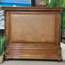 Load image into Gallery viewer, Full Size Wood &amp; Woven Bed
