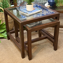 Load image into Gallery viewer, Glass Top Nesting Tables
