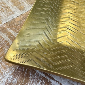 Gold Square Tray