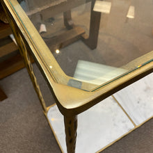 Load image into Gallery viewer, Glass &amp; Marble Console
