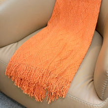 Load image into Gallery viewer, Orange Throw
