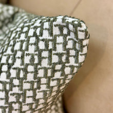 Load image into Gallery viewer, Green/White Down Pillow
