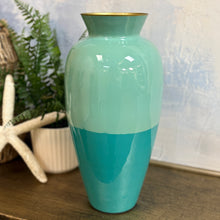Load image into Gallery viewer, Two-Tone Green Vase
