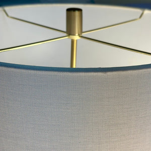 Gold & Glass Table Lamp