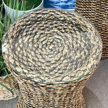 Load image into Gallery viewer, Woven Seagrass Side Table
