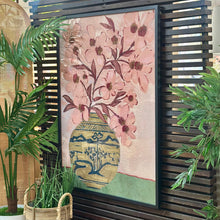 Load image into Gallery viewer, Pink Flowers In Vase Art
