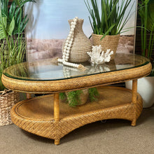 Load image into Gallery viewer, Woven Rattan Coffee Table
